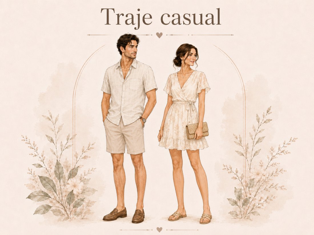 Exemplo de traje casual